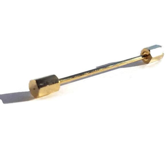 Vintage Gold Tie Clip, Unique Tie Bar for Men - Picture 1 of 8